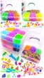 Набір для плетіння браслетів із гумок Fashion loom bands set 5 ярусний 15000 резинок з аксесуарами - зображення 2