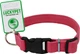 Ошейник кожаный Lucky Pet двойной пластиковая фурнитура 1.6/25-35 Розовый (4820224217840) - изображение 1