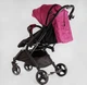 Коляска прогулочная детская JOY Comfort L-20115 рама сталь с алюминием, футкавер, подстаканник, телескопическая ручка Розовая - изображение 5