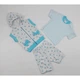 Костюм (футболка+шорты+жилет) Kids Wear 1292 74см(р) серый с голубым - изображение 1