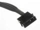 Перехідник живлення для кулерів з MOLEX (молекс) ->5 шт 27см 4 pin роз'єм, (всередині 2 pin +12в - 12в) hub кулер fan Чорний - зображення 5