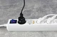 Сітковий фільтр 2Е 5XSchuko з вимикачем, 3G*1.0мм, 3м, white - зображення 7
