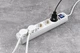 Сітковий фільтр 2Е 5XSchuko з вимикачем, 3G*1.0мм, 3м, white - зображення 8