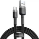 Кабель Baseus Cafule Cable USB Type-C 3A 1m Gray Black - зображення 5