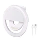 Селфи кольцо RID Selfie Ring Light вспышка-подсветка светодиодная для телефона Белая - изображение 1