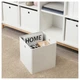 Коробка BULLIG IKEA 603.949.47 білий 30х30 пластик - зображення 1