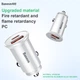 Автомобильное зарядное устройство Baseus Circular Plastic QC 4.0+PD3.0 30W USB + Type-C 5A Серебристый - изображение 7