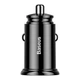 Автомобильное зарядное устройство Baseus Circular Plastic A+A 30W Dual QC3.0 Черный (CCALL-YD01) - изображение 4