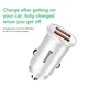 Автомобильное зарядное устройство Baseus Circular Plastic QC 3.0 30W 2USB 5A Серебристый - изображение 10