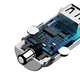 Автомобильное зарядное устройство Baseus Square Metal QC 3.0 30W 2USB 5A Серебристый - изображение 6