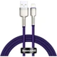 Кабель BASEUS Cafule Metal Data Cable USB for Lightning Purple 2м (CALJK-B05) - изображение 1