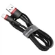 Кабель BASEUS Cafule Cable USB for Lightning Red/Black 0.5м (CALKLF-A19) - изображение 5