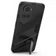 Защитный чехол с подставкой Deexe Bibercas для OnePlus Ace / 10R - Black - изображение 3