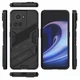 Защитный чехол с подставкой Deexe Bibercas для OnePlus Ace / 10R - Black - изображение 5