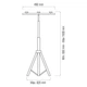 Стойка для прожектора 160см двойная TRIPOD DOUBLE Horoz Electric - изображение 2