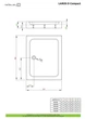 Душовий піддон Laros D Compact 120x90 см, RADAWAY (SLD91217-01) - изображение 2