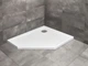 Душовий піддон RADAWAY Doros PT E 100x80 правий SDRPT1080-01R - зображення 1