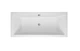 Ванна акрилова TEA 160x75 + ніжки + сифон R135L (WA1-51-160x075S)_TM Radaway - изображение 2
