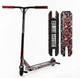 Самокат трюковый Best Scooter BS 77566 4 HIC система ПЕГИ черно красный - изображение 1