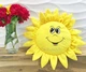 Подушка игрушка Солнышко ТМ Золушка плюшевая желтый 43 см NEW 225191039 - изображение 2