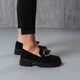 Броги женские Fashion Saint 3762 41 размер 25,5 см Черный 4419692 - изображение 5