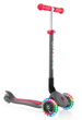 Детский самокат Globber Primo Foldable Lights Grey Red (432-120-2) - изображение 1