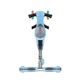 Самокат з сидінням 3 в 1 Globber GO-UP Deluxe Fantasy Lights Blue Flowers від 1 до 9 років (647-201) - зображення 3