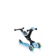 Самокат з сидінням 3 в 1 Globber GO-UP Deluxe Fantasy Lights Blue Flowers від 1 до 9 років (647-201) - зображення 4