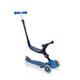 Самокат з сидінням Globber Go-Up Foldable Plus Lights Navy Blue (643-100) - зображення 1