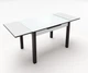 Стол обеденный раскладной Fusion furniture Марсель 1100 Венге/Стекло белое (10000109) - изображение 2