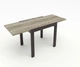 Стол обеденный раскладной Fusion furniture Слайдер 1000 Венге/Дракар (10000129) - изображение 2