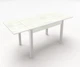 Стол обеденный раскладной Fusion furniture Марсель 1100 Белый/Белое дерево (10000081) - изображение 2