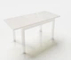 Стол обеденный раскладной Fusion furniture Фишер Белый/Стекло белое (10000142) - изображение 2