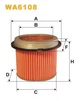 Фільтр повітря Hyundai Exel, Galloper, Grandeur, H 1, H 200, Lantra I, Pony, S Coupe Wix Filters (WA6108) WIX Filters (WA6108) - зображення 1