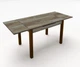 Стол обеденный раскладной Fusion furniture Марсель 900 Орех/Дракар (10000079) - изображение 2