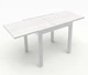 Стол обеденный раскладной Fusion furniture Слайдер 1000 Белый/Аляска WL (10000124) - изображение 2