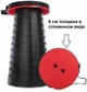Складной походный табурет Черный раскладной телескопический стул Telescopic Stool LK 135 (232016881zas) - изображение 7