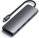 Адаптер Satechi Aluminum Type-C Hybrid Multiport Adapter Space Gray (ST-UCHSEM) - изображение 1