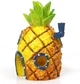 Ігрова фігурка SpongeBob Ананас Будиночок з мультфільму Губка Боб Декорація для акваріума дизайн тераріуму декор для риб 6,5 см х 6,5 см х12.5 см - зображення 1