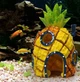 Ігрова фігурка SpongeBob Ананас Будиночок з мультфільму Губка Боб Декорація для акваріума дизайн тераріуму декор для риб 6,5 см х 6,5 см х12.5 см - зображення 5