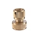 Конектор латунний з аквастопом 1/2" на шланг 3/4" STORM INTERTOOL GE-1217 - изображение 4