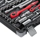 Профессиональный набор инструментов 1/4", 1/2", 61 ед., Cr-V INTERTOOL ET-6061 - изображение 4