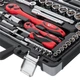 Профессиональный набор инструментов 1/4", 1/2", 61 ед., Cr-V INTERTOOL ET-6061 - изображение 5