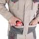 Куртка рабочая 2 в 1, 100% хлопок, плотность 180 г/м², S INTERTOOL SP-3031 - изображение 8