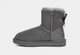 Угги женские UGG Мини CLASSIC 2 BAILEY BOW Серые (1016501GREY) 41р. - изображение 3