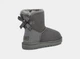 Угги женские UGG Мини CLASSIC 2 BAILEY BOW Серые (1016501GREY) 41р. - изображение 4