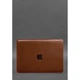 Кожаный чехол для ноутбука MacBook 14 из натуральной кожи Crazy Horse защитный для MacBook Pro 14, светло-коричневый 58619 - изображение 1
