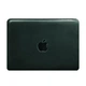 Кожаный чехол для ноутбука MacBook 13 из натуральной кожи Crazy Horse защитный для MacBook Air и Pro, зеленый 58595 - изображение 6