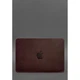 Кожаный чехол для MacBook 13 дюймов из натуральной кожи Crazy Horse защитный бордовый 58566 - изображение 3
