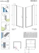 Душевая дверь RADAWAY Eos DWJ II 100 R правосторонняя (13799442-01R) - изображение 3